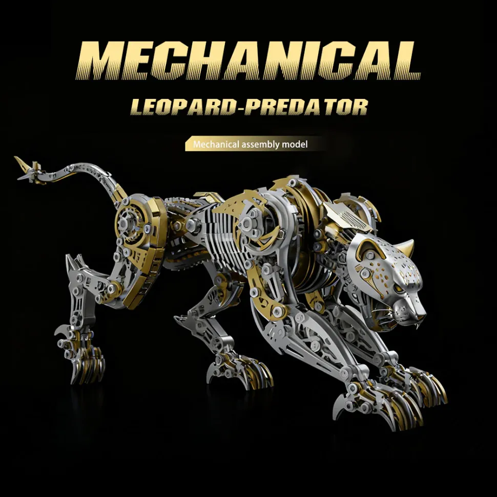 3D Full-Metal Mechanical Leopard Model Kit
