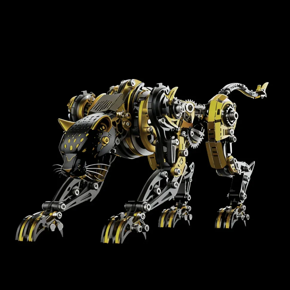 3D Full-Metal Mechanical Leopard Model Kit