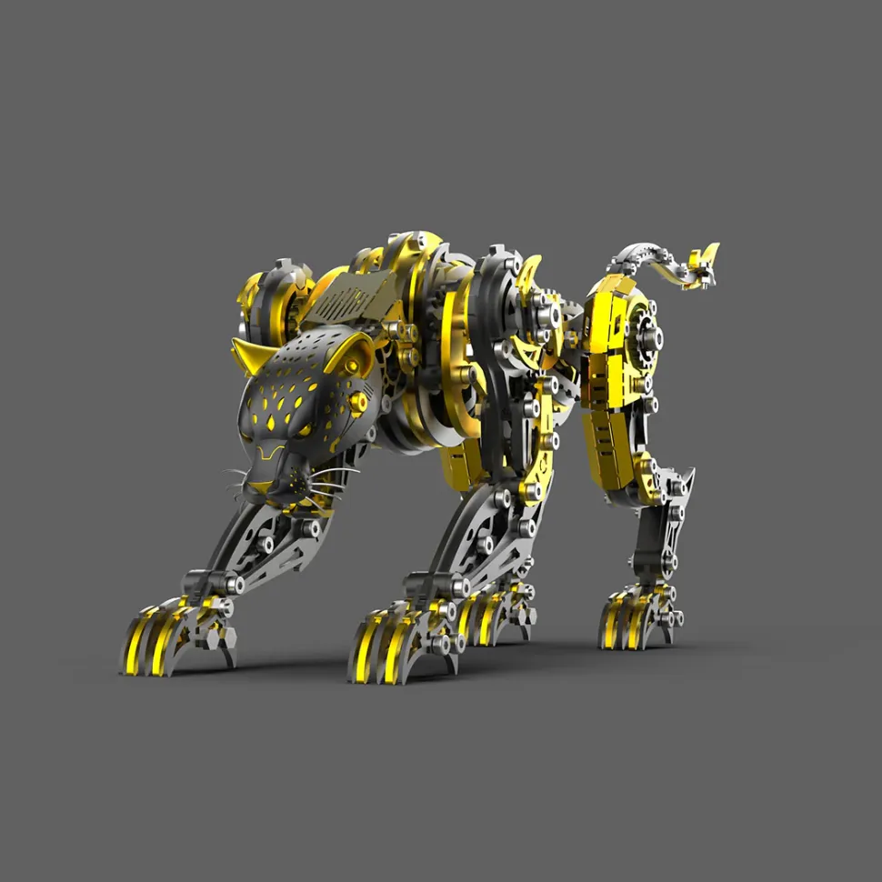 3D Full-Metal Mechanical Leopard Model Kit
