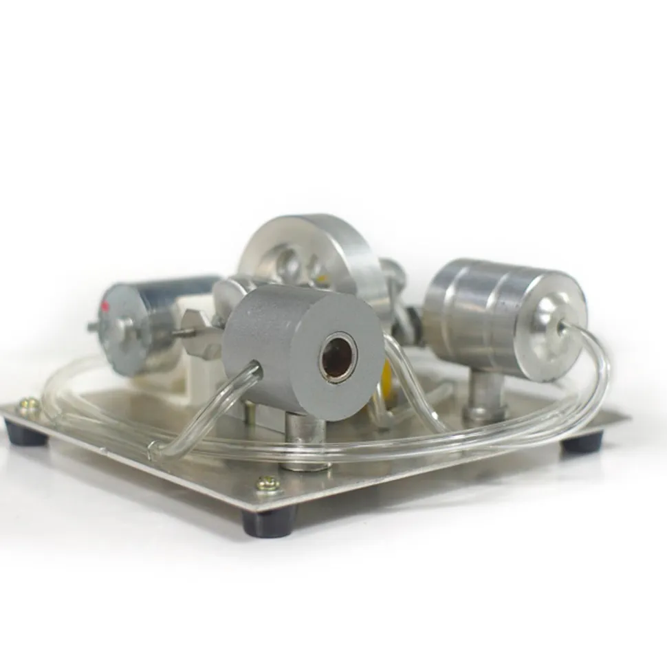 DIY Assembly Steam Engine Kit Model Science Experiment with Electric Generator