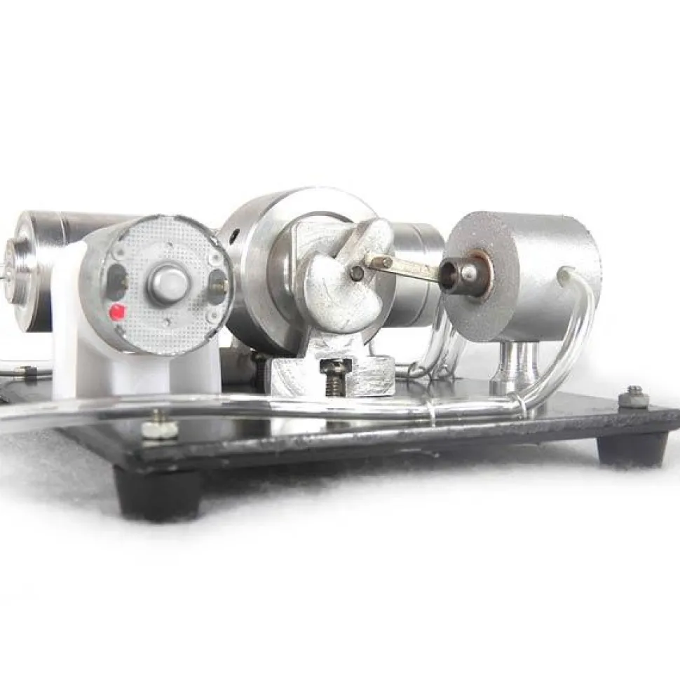 DIY Assembly Steam Engine Kit Model Science Experiment with Electric Generator