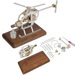 DIY Helicopter Model Kit Parts Working Hot Air Stirling Engine Kit-Stirling Engine Model That Works