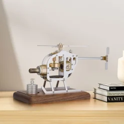 DIY Helicopter Model Kit Parts Working Hot Air Stirling Engine Kit-Stirling Engine Model That Works