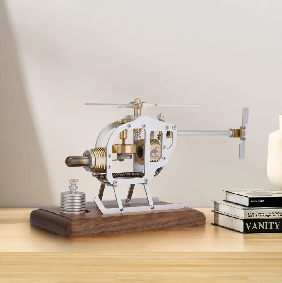 DIY Helicopter Model Kit Parts Working Hot Air Stirling Engine Kit-Stirling Engine Model That Works