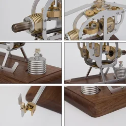 DIY Helicopter Model Kit Parts Working Hot Air Stirling Engine Kit-Stirling Engine Model That Works