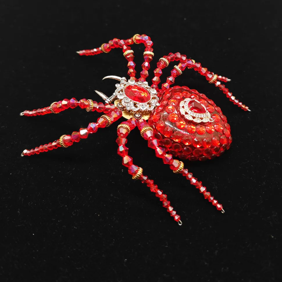 3D Mechanical Crystal Spider Music Box Model Kit