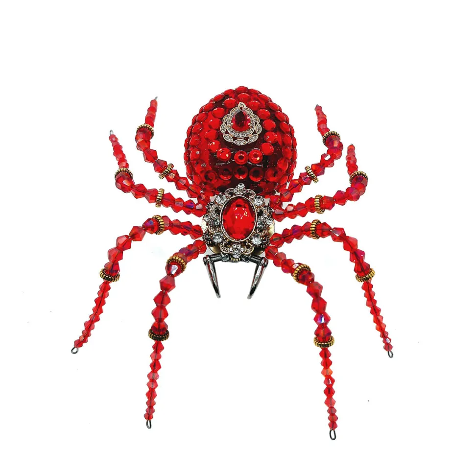 3D Mechanical Crystal Spider Music Box Model Kit