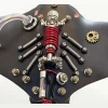 3D Mechanical Manta Ray Metal Model Kit, DIY Steampunk Assembly Puzzle with LED Light, Desktop Display Decor (200+PCS)