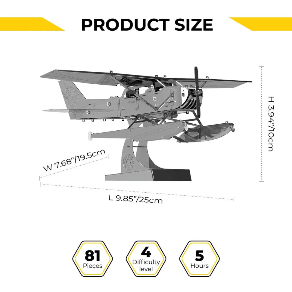 3D Metal Aircraft Model Kit, Collectible Desktop Display for Aviation Lovers-81PCS