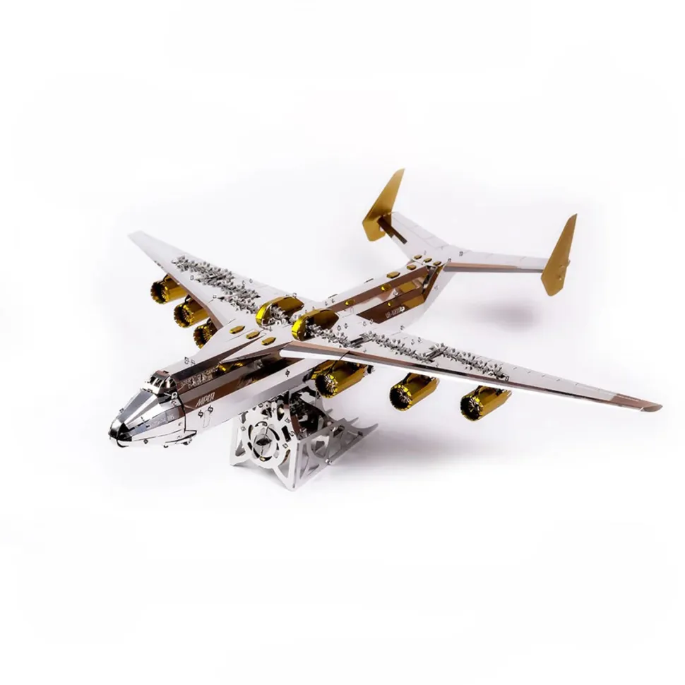 3D Metal AN-225 MRIYA Aircraft Model Kit, Collectible Desktop Display for Aviation Lovers-267PCS
