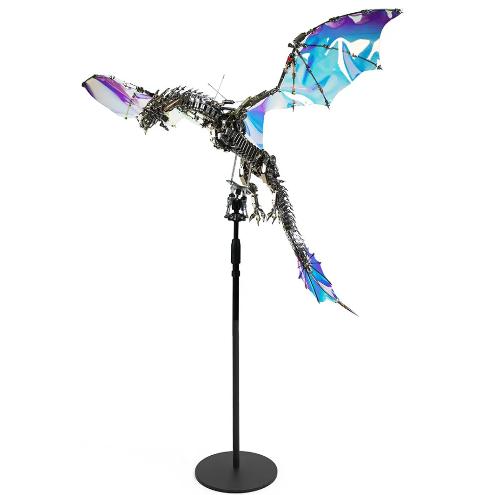 3D Metal Bloodthirsty Aurora Dragon Assembly Model Kit