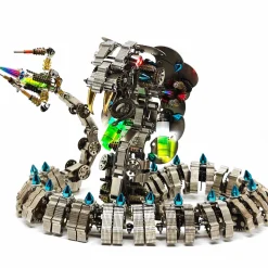 3D Metal DIY Mechanical Cobra Snake Model Realistic Mechanical Kit Creative Gift 1000PCS+