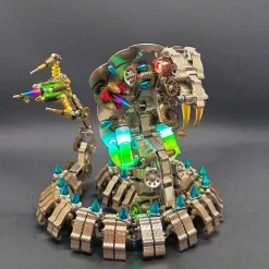 3D Metal DIY Mechanical Cobra Snake Model Realistic Mechanical Kit Creative Gift 1000PCS+