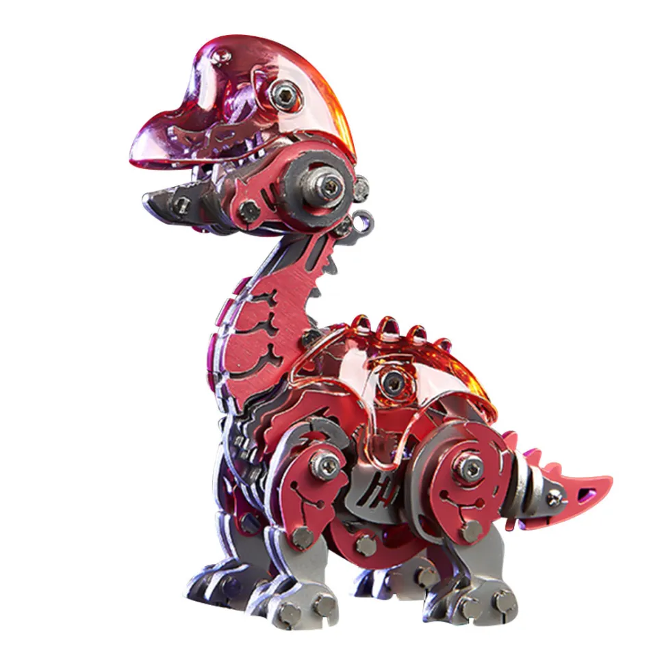 3D Metal DIY Mechanical Cute Dinosaur Model Kits Gift for Kids