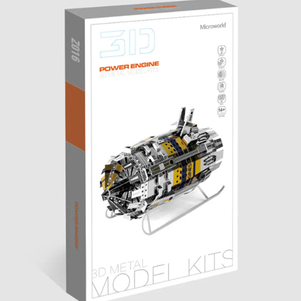 3D Metal Engine Assembly Model Kit for Science Education Lovers