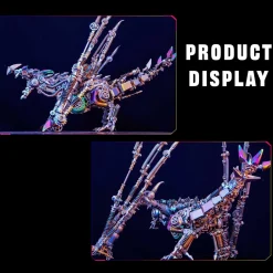 3D Metal Intelligential Dragon Model DIY Assembly Model-1390+PCS