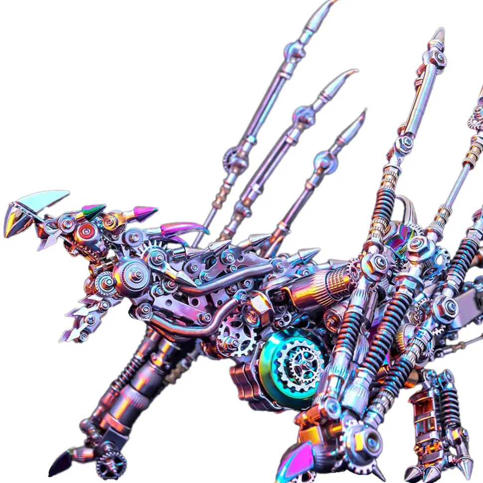 3D Metal Intelligential Dragon Model DIY Assembly Model-1390+PCS