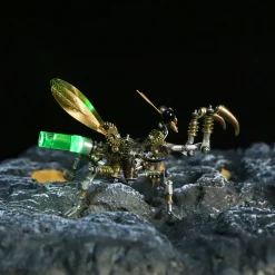 3D Metal Mantis Model DIY Kits Mantis with Night Light -300PCS+