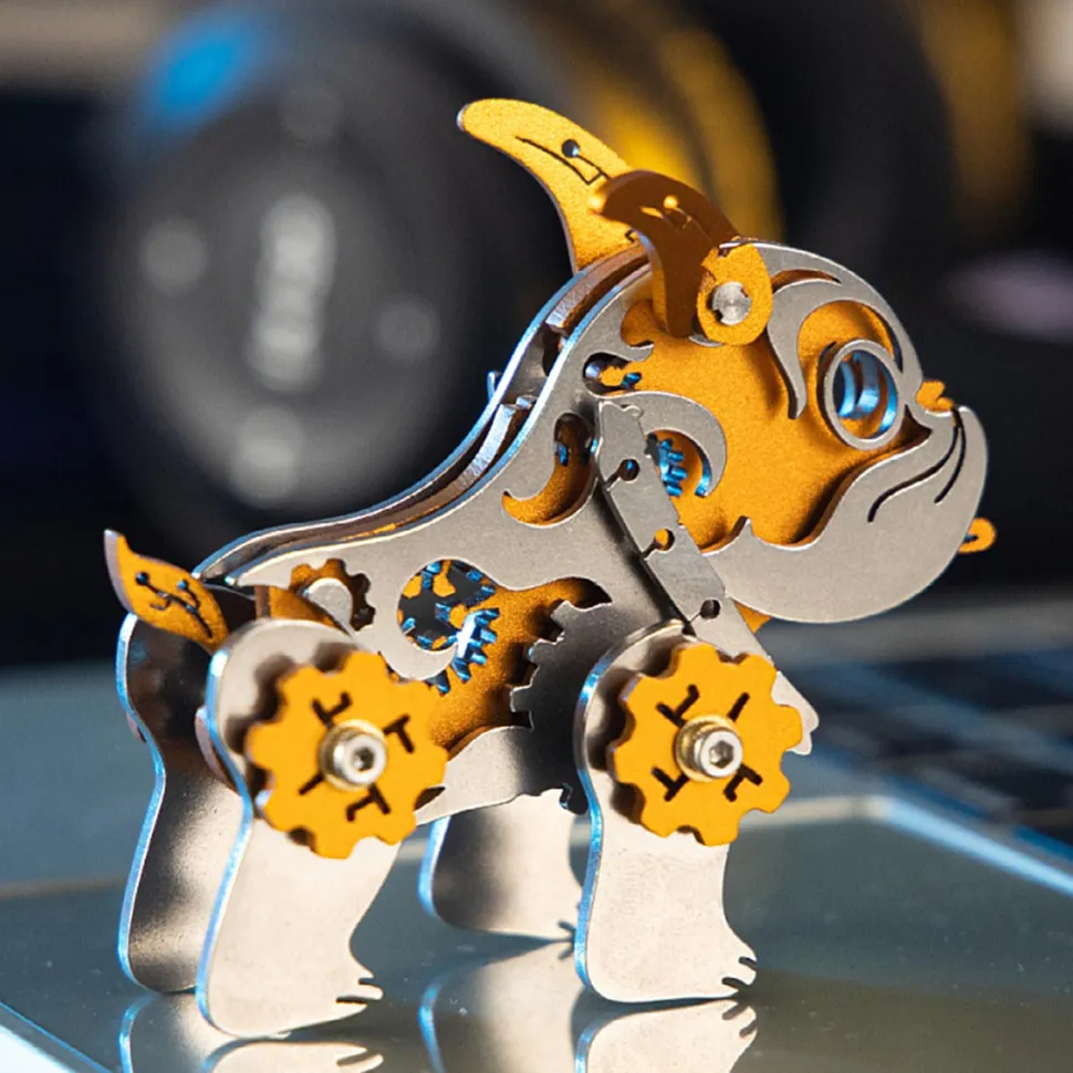 3D Metal Mechanical Bulldog Assembly Model Kit
