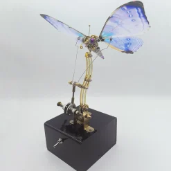 3D Metal Mechanical Butterfly Music Box Model Kit