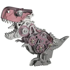 3D Metal Mechanical Dinosaur Model Kit DIY Tyrannosaurus Rex Assembly Model - 160PCS