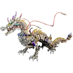 3D Metal Mechanical Dragon Crafts DIY Assembly Model Kit Art Device for Kids, Teens and Adults-2030+PCS
