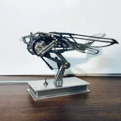 3D Metal Mechanical Flying Fish Dynamic Bionic Model
