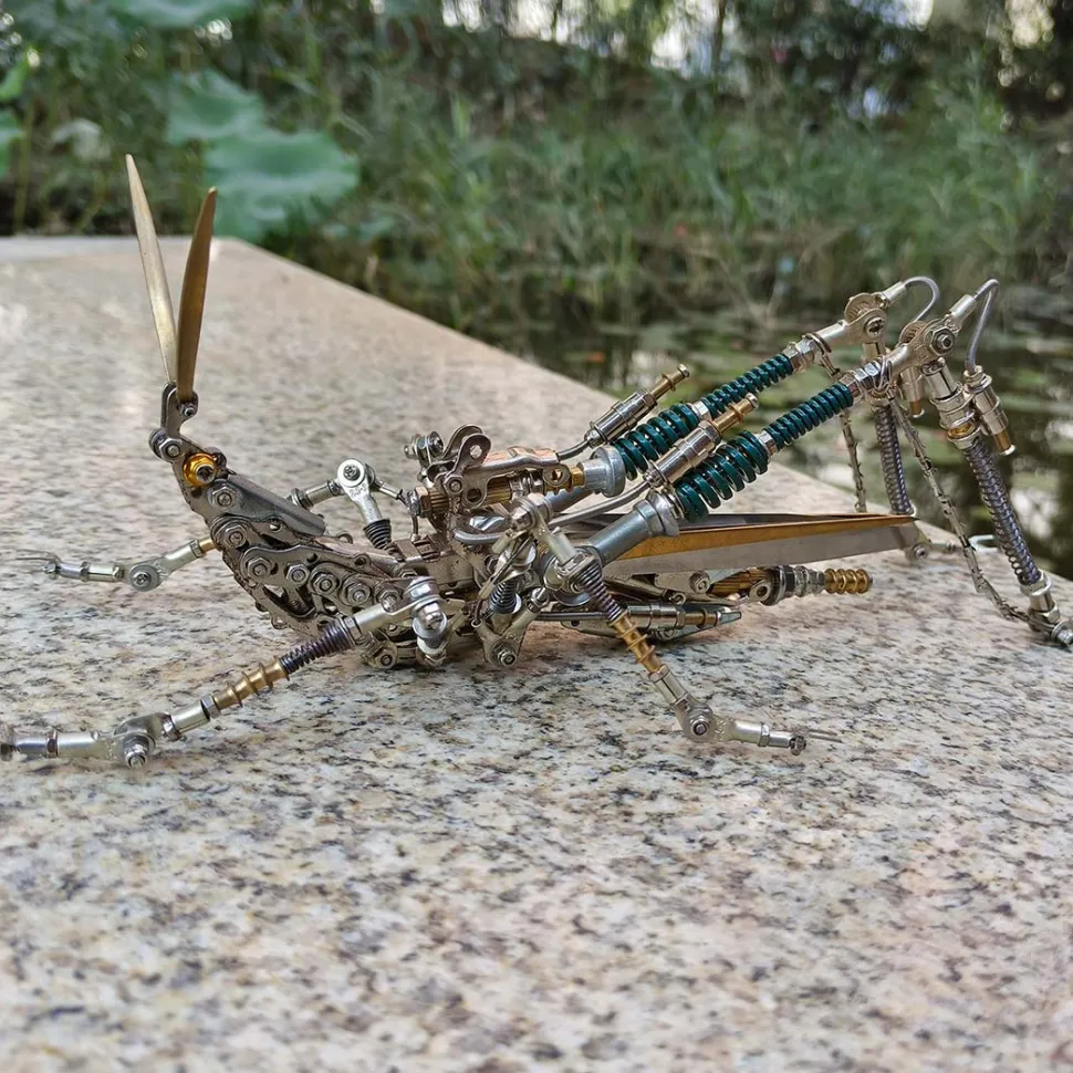 3D Metal Mechanical Grasshopper Model Kit
