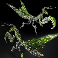 3D Metal Mechanical Mantis DIY Assembly Insect Model Kits Creative Ornaments-1000+PCS