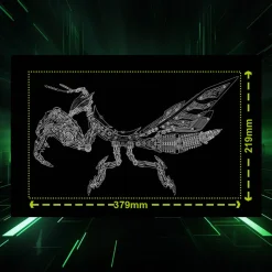 3D Metal Mechanical Mantis DIY Assembly Insect Model Kits Creative Ornaments-1000+PCS