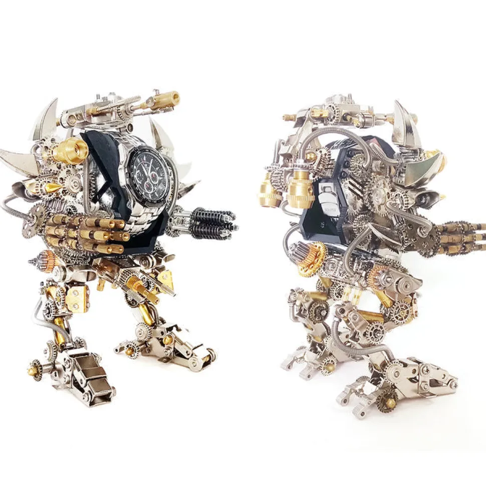 3D Metal Mechanical Puzzle Magnetic Mecha DIY Assembly Model Kit for Kids, Teens, and Adults