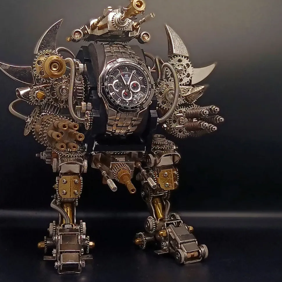 3D Metal Mechanical Puzzle Magnetic Mecha DIY Assembly Model Kit for Kids, Teens, and Adults