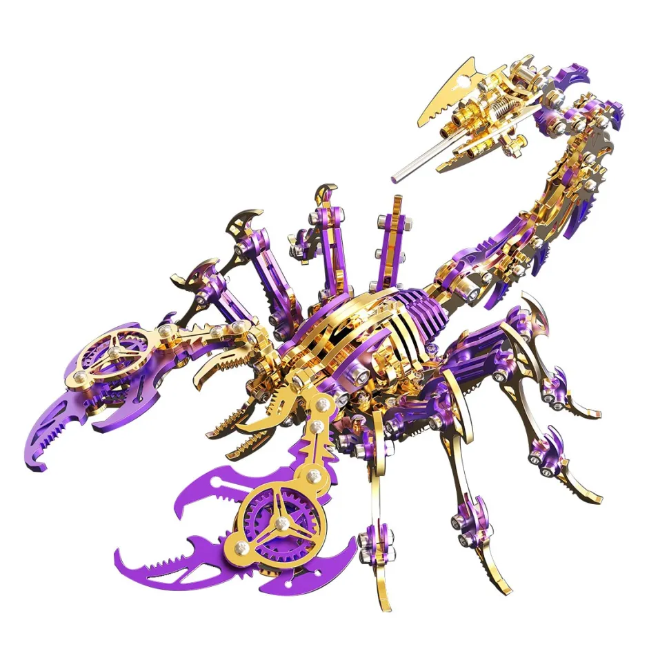 3D Metal Mechanical Scorpion Model Kit Mechanical Assembly Crafts-200PCS+