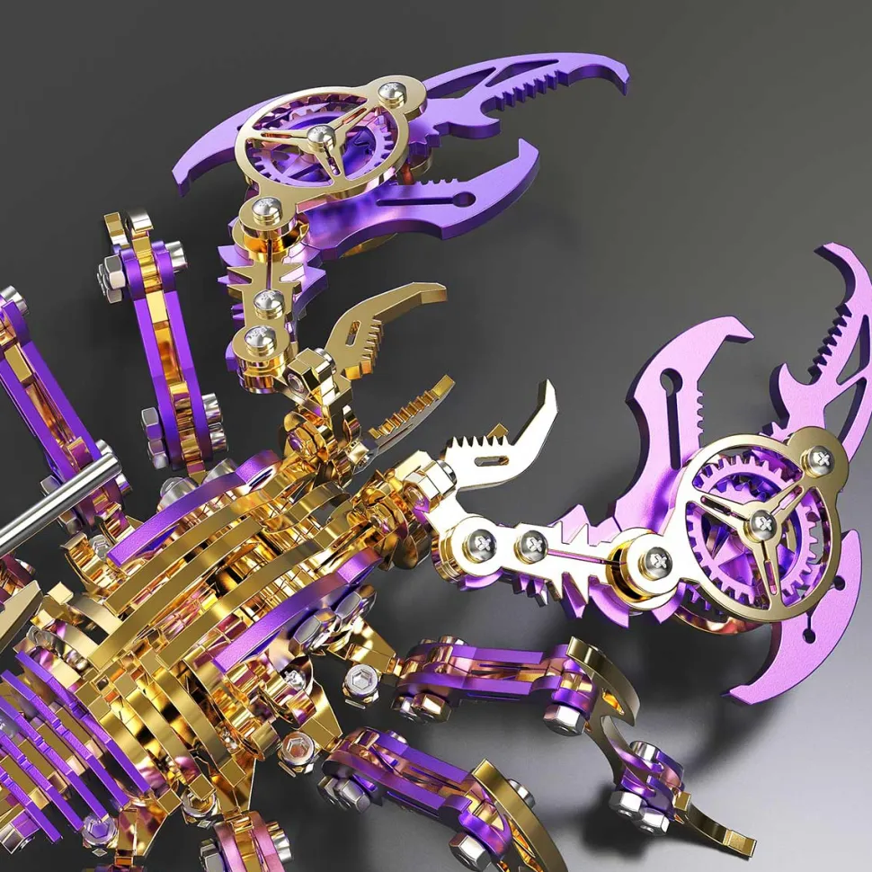 3D Metal Mechanical Scorpion Model Kit Mechanical Assembly Crafts-200PCS+