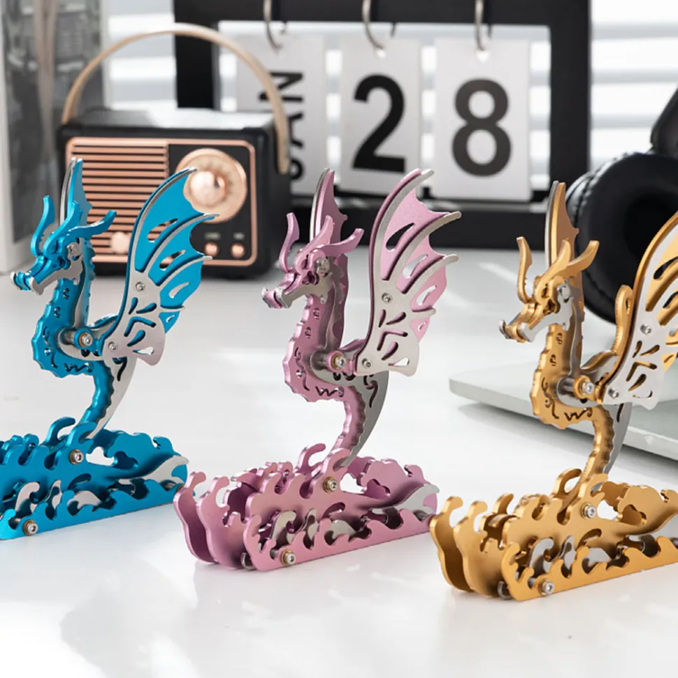3D Metal Mechanical Seahorse Puzzle Assembly Model Kit