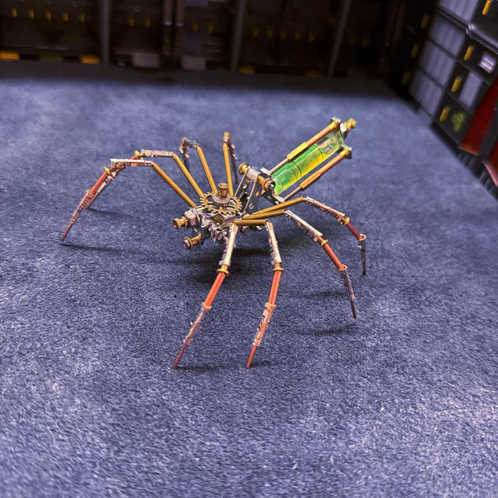 3D Metal Mechanical Spider Assembly Model Kit