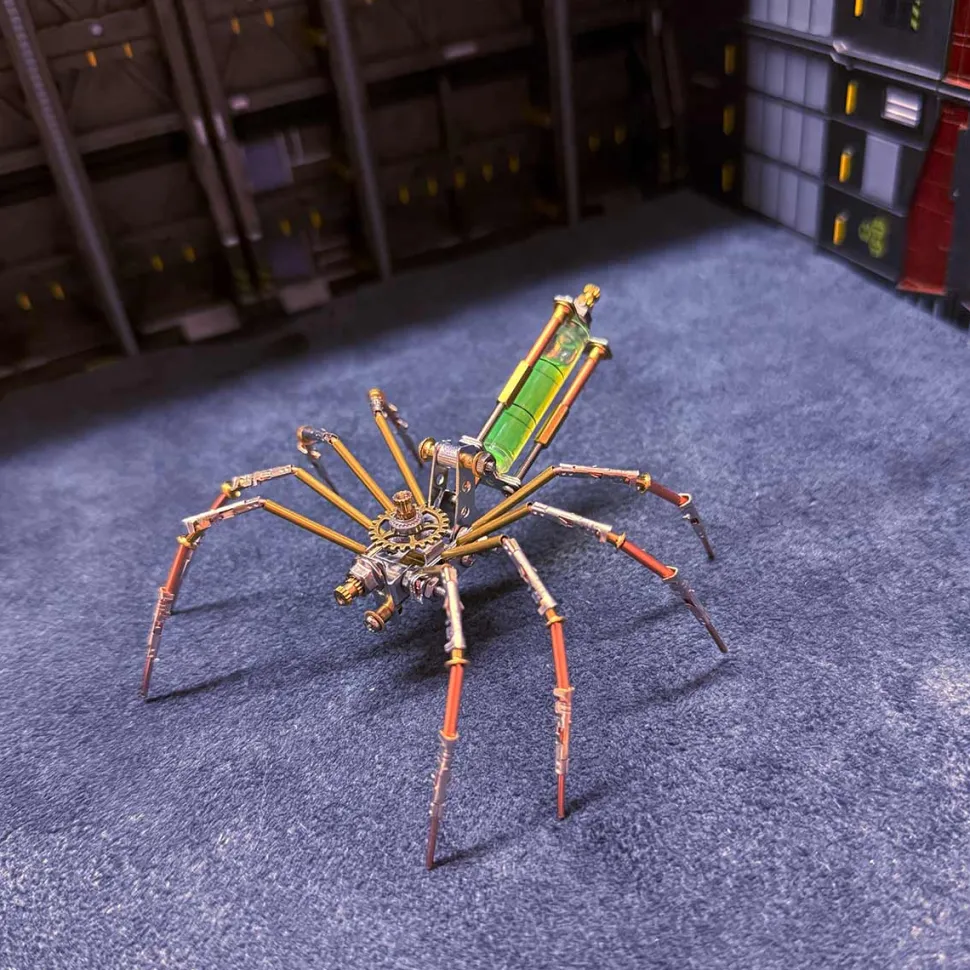3D Metal Mechanical Spider Assembly Model Kit