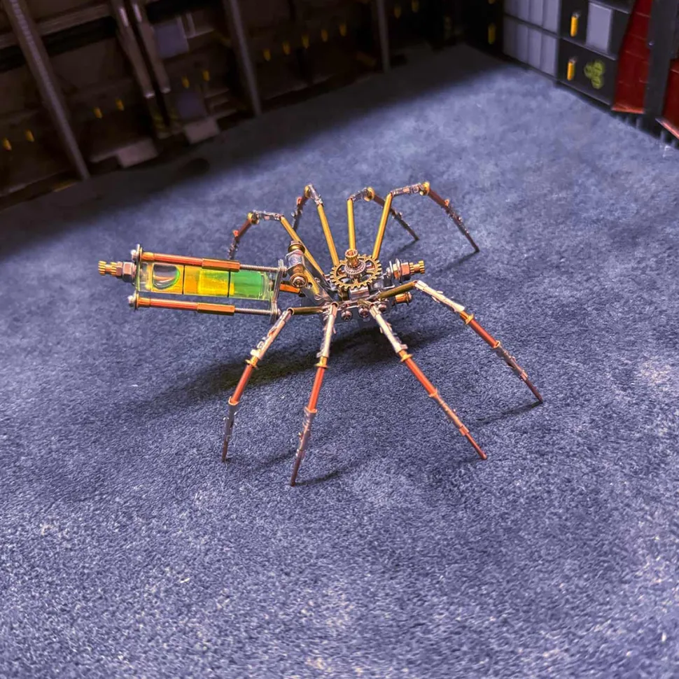 3D Metal Mechanical Spider Assembly Model Kit