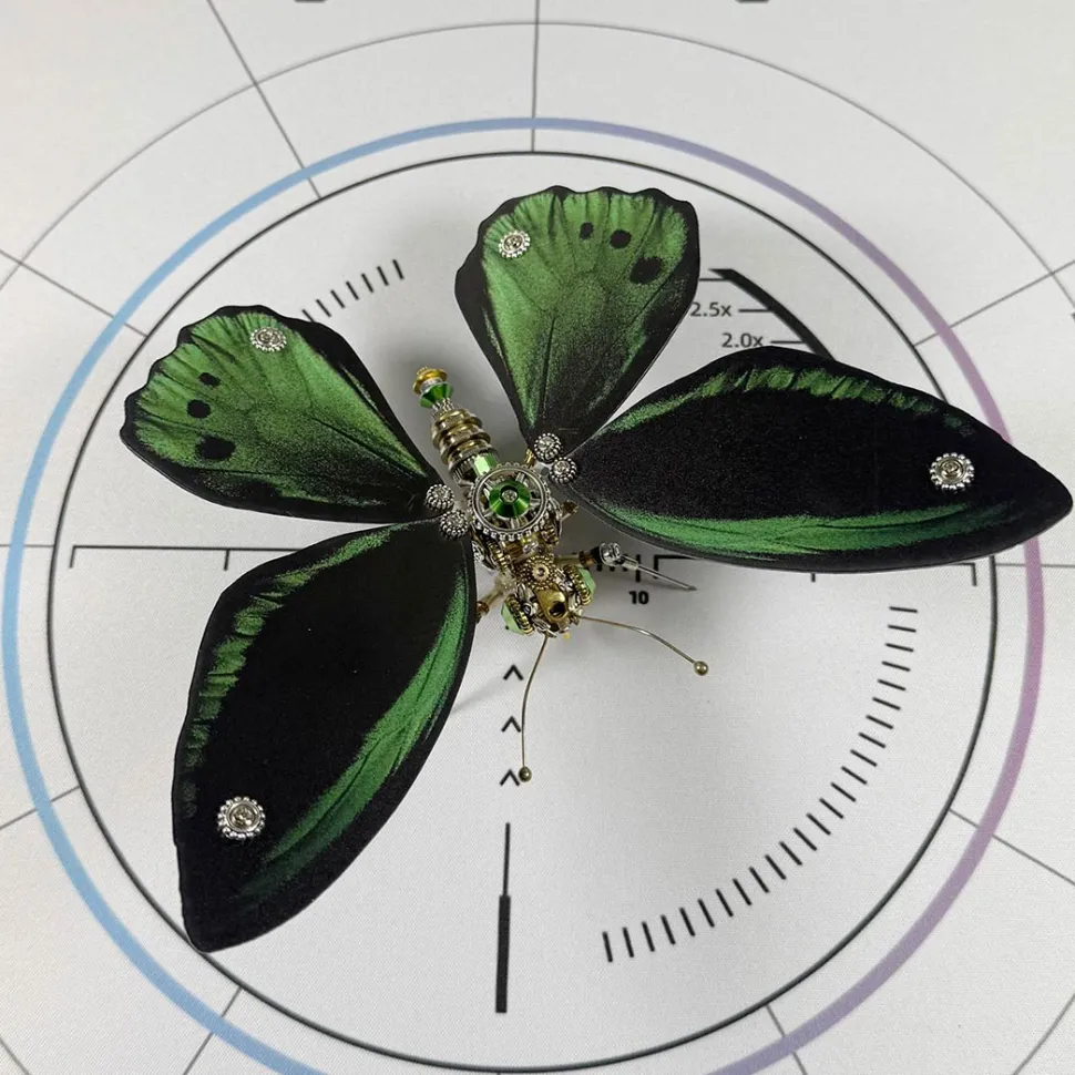 3D Metal Mechanical Steampunk Butterfly Model Kit