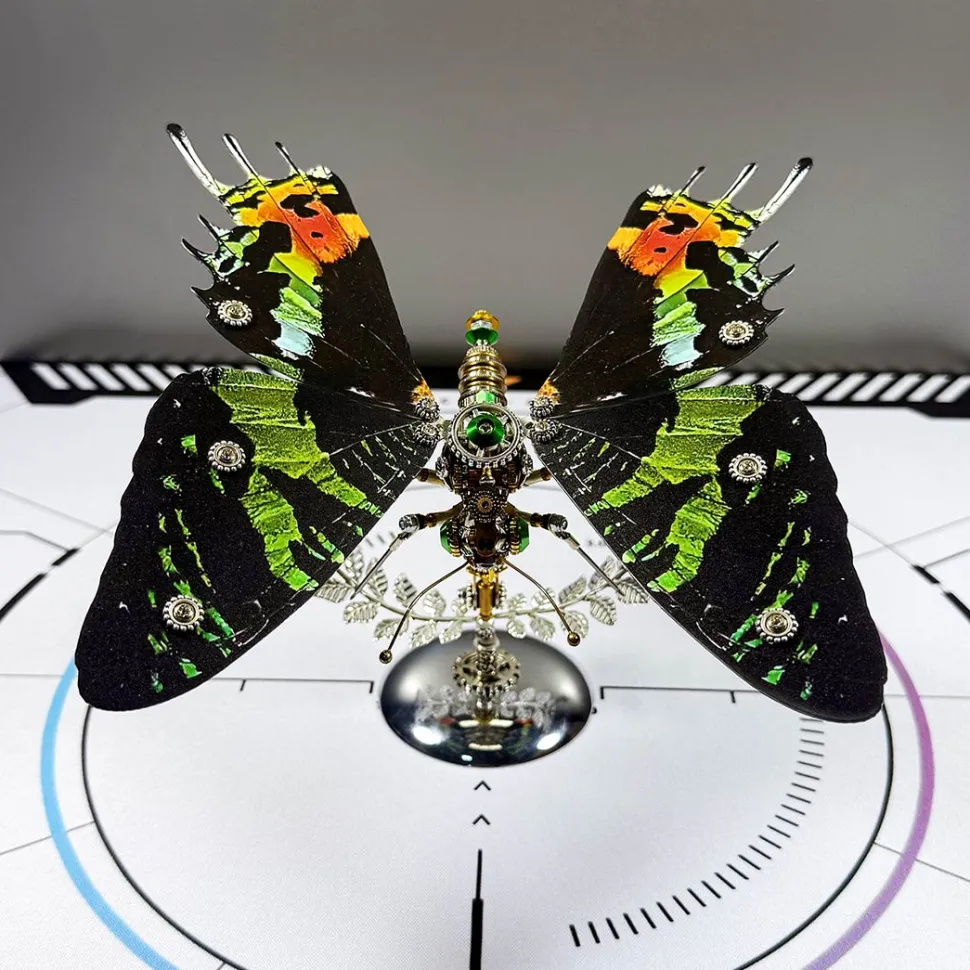 3D Metal Mechanical Steampunk Butterfly Model Kit