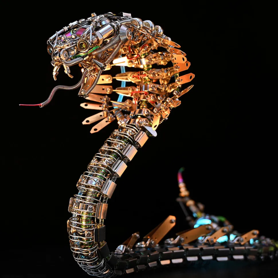 3D Metal Mechanical Viper Cobra Assembly Model Kit-1000+PCS