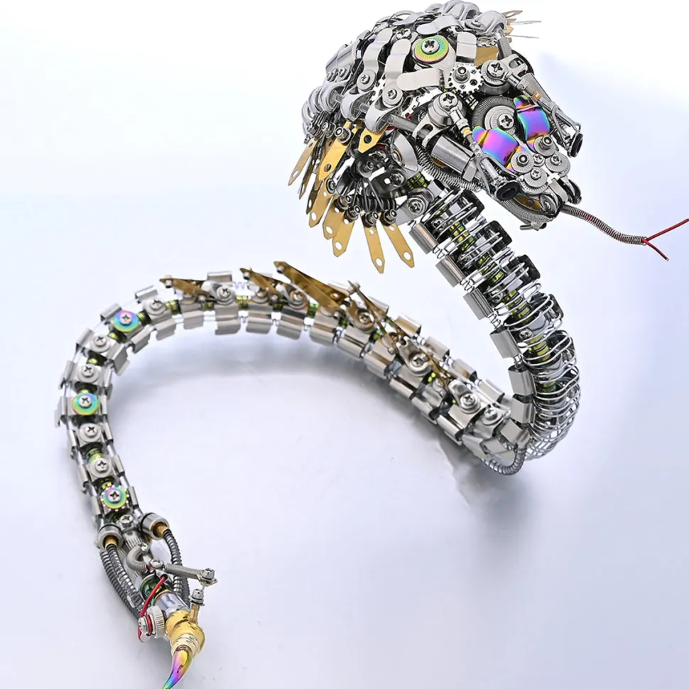 3D Metal Mechanical Viper Cobra Assembly Model Kit-1000+PCS