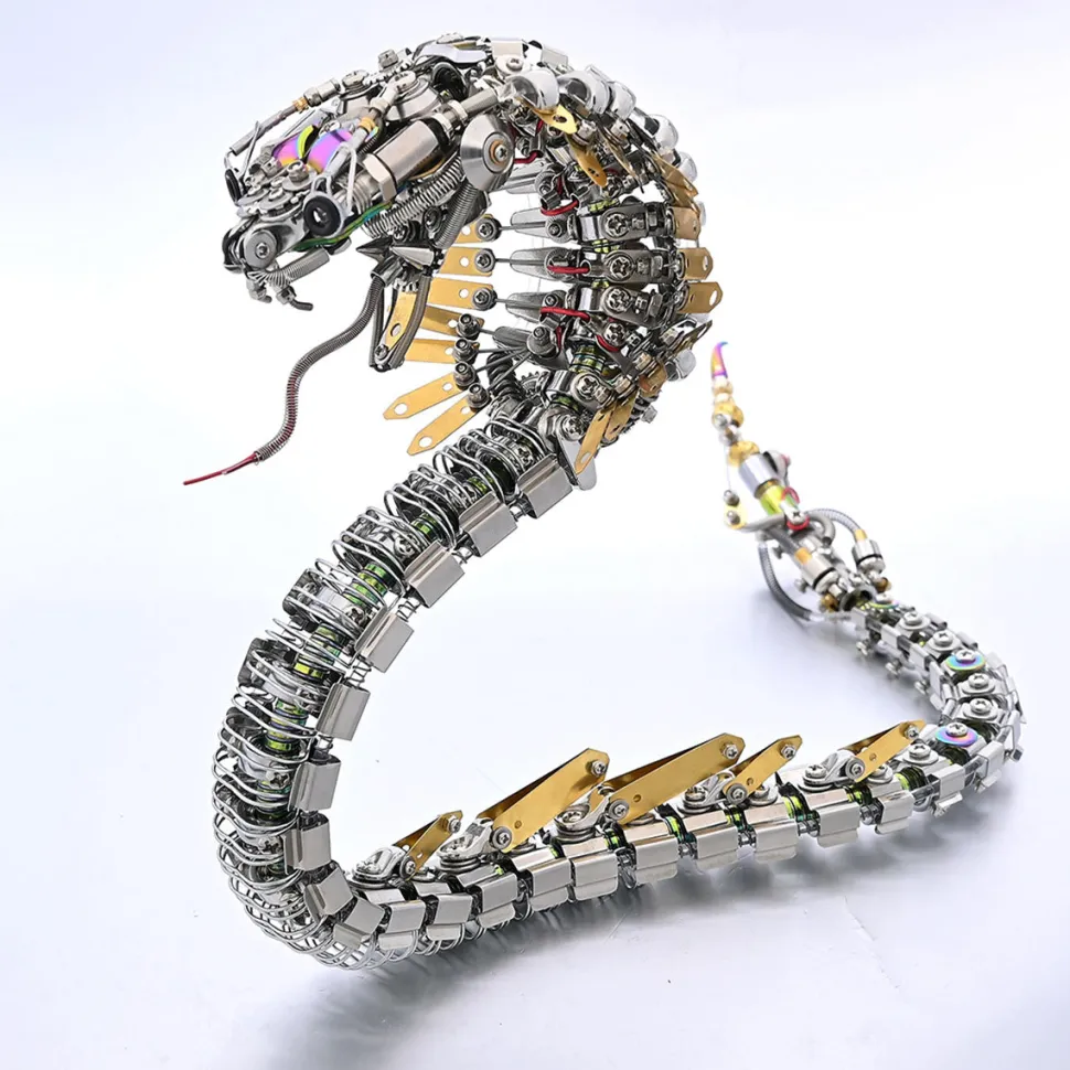 3D Metal Mechanical Viper Cobra Assembly Model Kit-1000+PCS