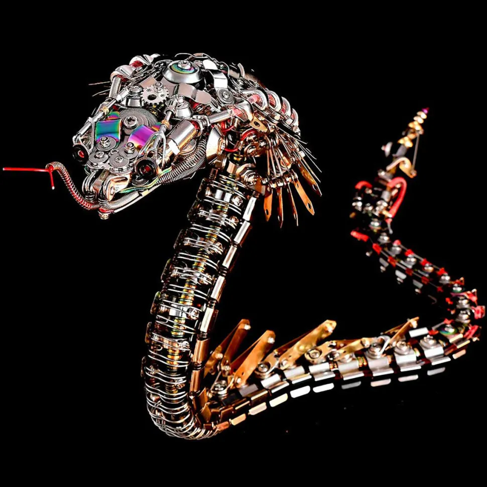 3D Metal Mechanical Viper Cobra Assembly Model Kit-1000+PCS