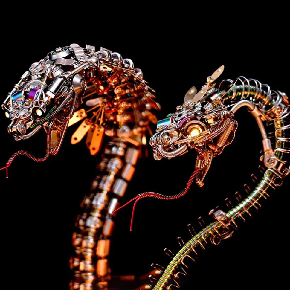 3D Metal Mechanical Viper Cobra Assembly Model Kit-1000+PCS