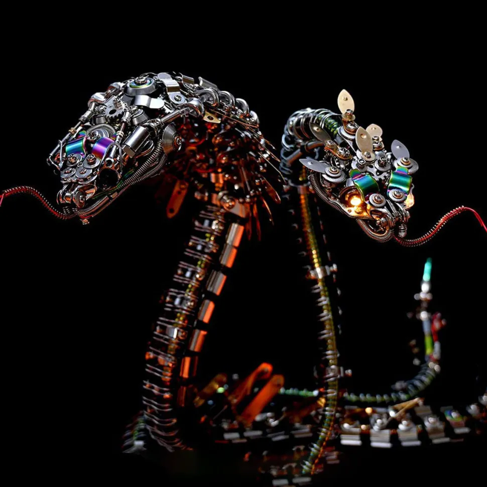 3D Metal Mechanical Viper Cobra Assembly Model Kit-1000+PCS