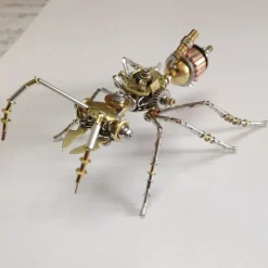 3D Metal Mini Ant Puzzle Steampunk DIY Assembly Model Kit 190PCS