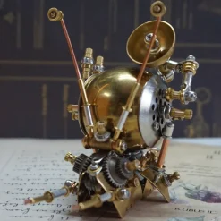 3D Metal Mini Snail Puzzle Steampunk DIY Assembly Model Kit 220PCS