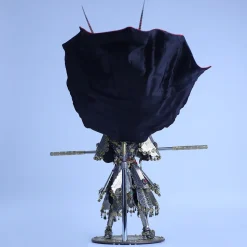 3D Metal Monkey King Sun Wukong Mecha Model Kit, DIY Assembly Collectible Figure with Cloak and Staff, Articulated Desktop Display for Adults (2600+PCS)