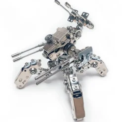 3D Metal Quadruped Mecha Model Kit, Creative Collectible Display